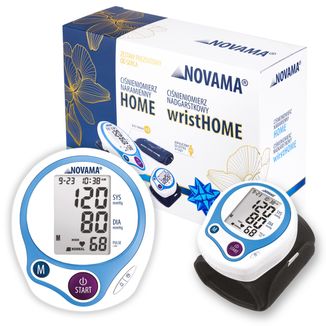 Zestaw Novama Home, ciśnieniomierz naramienny + Wrist Home, automatyczny ciśnieniomierz nadgarstkowy - zdjęcie produktu