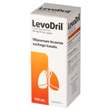 LevoDril 60 mg/10 ml, syrop, 120 ml USZKODZONE OPAKOWANIE LevoDril 60 mg/10 ml, syrop, 120 ml USZKODZONE OPAKOWANIE - miniaturka zdjęcia produktu
