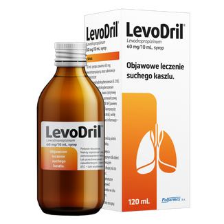 LevoDril 60 mg/10 ml, syrop, 120 ml - zdjęcie produktu