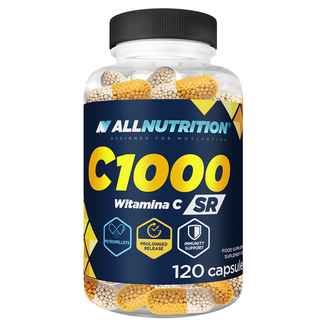 Allnutriton C1000 SR, witamina C 1000 mg, 120 kapsułek - zdjęcie produktu