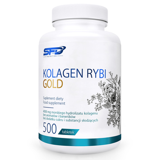 SFD Kolagen Rybi Gold, 500 tabletek - zdjęcie produktu