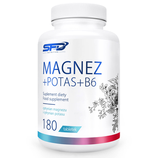 SFD Magnez + Potas + B6, 180 tabletek - zdjęcie produktu