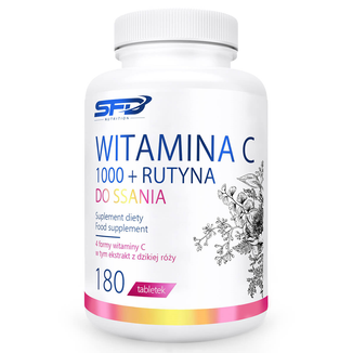 SFD Witamina C 1000 + Rutyna, 180 tabletek do ssania - zdjęcie produktu