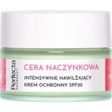 Perfecta Cera Naczynkowa, intensywnie nawilżający krem ochronny, SPF 20, 50 ml USZKODZONE OPAKOWANIE - miniaturka zdjęcia produktu