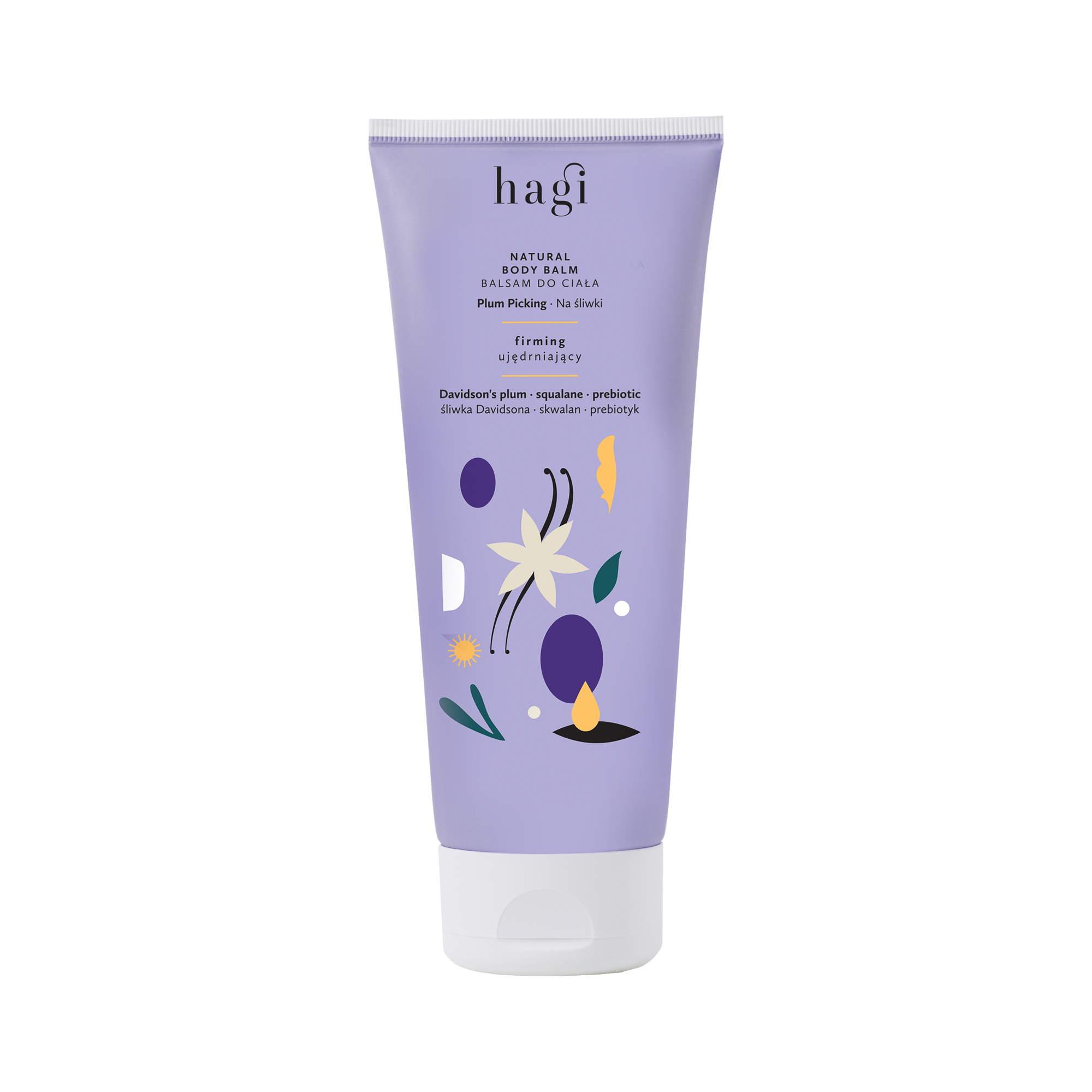 Nieznana Hagi Na Śliwki, naturalny balsam do ciała, ujędrniający, 200 ml