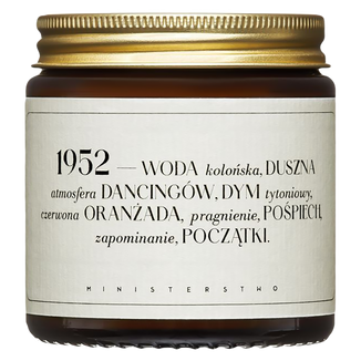Ministerstwo Dobrego Mydła, świeca zapachowa 1952, 120 ml - zdjęcie produktu