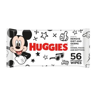 Huggies, chusteczki nawilżane dla dzieci, Mickey Mouse, 56 sztuk - zdjęcie produktu