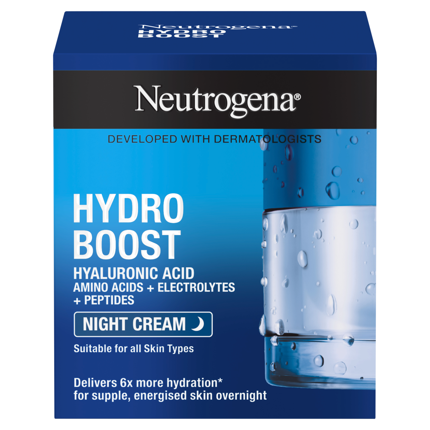 Neutrogena Hydro Boost, hydratisierend Creme-Maske für die Nacht, 50 ml