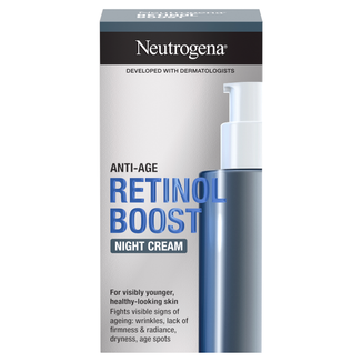 Neutrogena Retinol Boost, krem do twarzy na noc, 50 ml USZKODZONE OPAKOWANIE - zdjęcie produktu