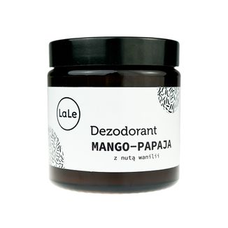 La-Le, dezodorant w kremie, mango-papaja, 120 ml - zdjęcie produktu