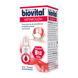 Biovital Metabolizm, aerozol doustny, smak wiśniowy, 15 ml KRÓTKA DATA - miniaturka zdjęcia produktu