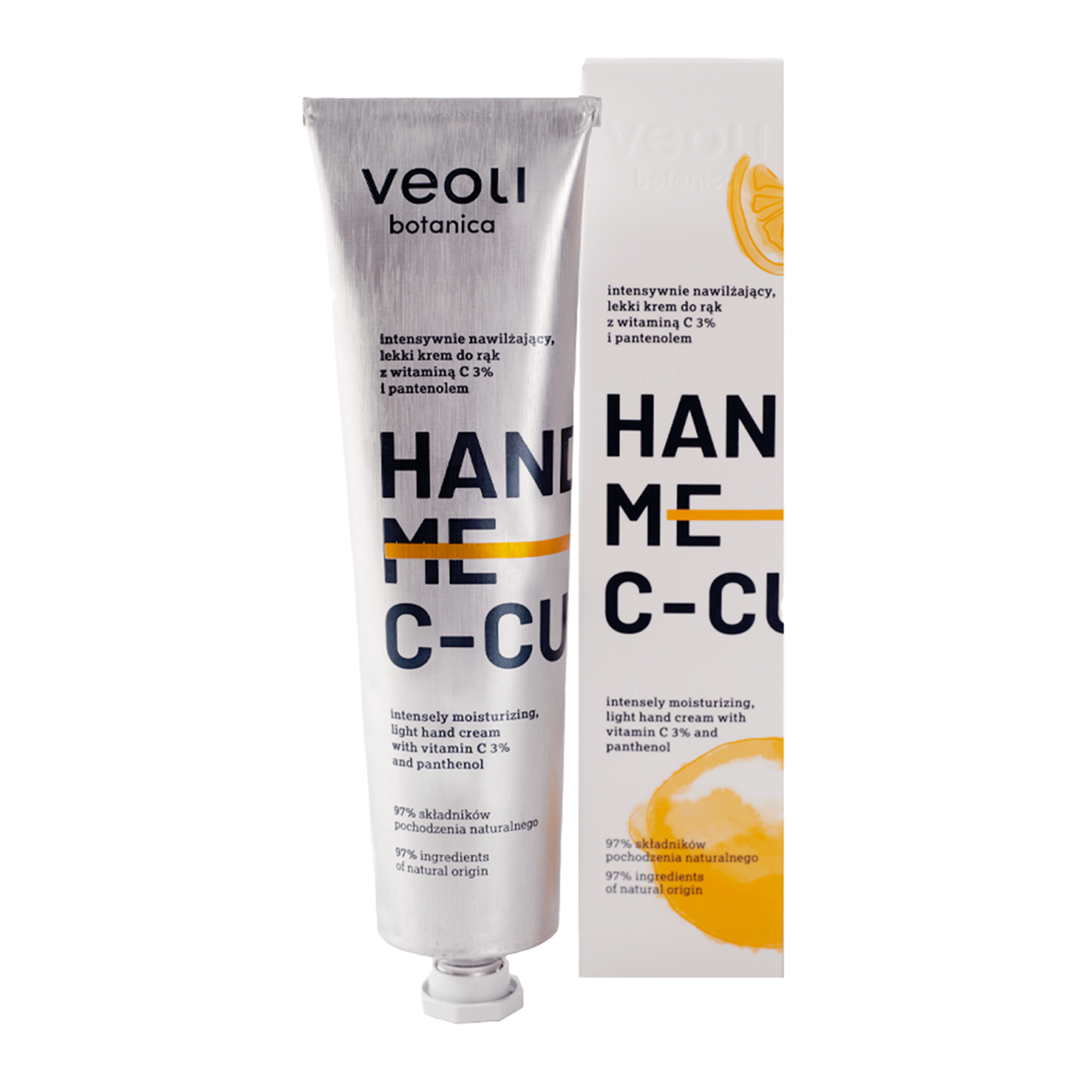 Nieznana Veoli Botanica Hand Me C-Cure, intensywnie nawilżający krem do rąk z witaminą C 3% i pantenolem, 75 ml