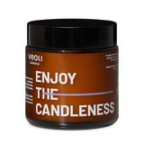 Veoli Botanica Enjoy The Candleness, wegańska świeca do masażu z 40% masłem shea i olejem z pestek śliwki, 100 ml KRÓTKA DATA - miniaturka zdjęcia produktu
