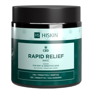 HiSkin CBD Rapid Relief, maść do skóry suchej i wrażliwej, 120 ml - zdjęcie produktu