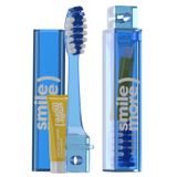 HiSkin Smile More, pasta do zębów, mango 4 ml + składana szczoteczka do zębów - miniaturka zdjęcia produktu