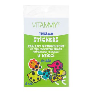 Vitammy Thermo Stickers, naklejki termometrowe, 5 sztuk - zdjęcie produktu