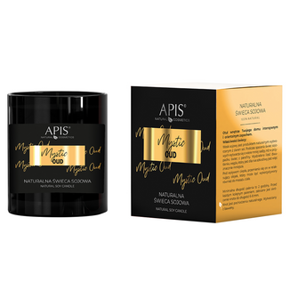 Apis Mystic Oud, naturalna świeca sojowa, 220 g - zdjęcie produktu