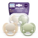 Avent Ultra Soft, smoczek uspokajający, silikonowy, symetryczny, unisex, SCF091/05, 0-6 miesięcy, 2 sztuki - miniaturka zdjęcia produktu
