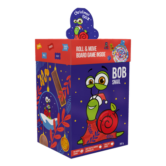 Zestaw Bob Snail Świąteczne Pudełko z Zabawką i Grą, 382 g - zdjęcie produktu