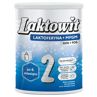 Laktowit 2, mleko następne, po 6 miesiącu, 400 g USZKODZONE OPAKOWANIE - zdjęcie produktu