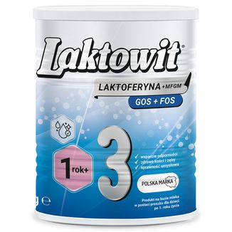 Laktowit 3, mleko modyfikowane, po 1 roku, 400 g - zdjęcie produktu