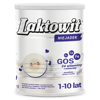 Laktowit Niejadek, produkt na bazie mleka, po 1 roku, 400 g USZKODZONE OPAKOWANIE - zdjęcie produktu