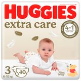 Huggies Extra Care, pieluchy, Disney, rozmiar 3, 6-10 kg, Jumbo, 40 sztuk - miniaturka zdjęcia produktu