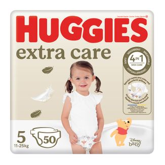 Huggies Extra Care, pieluchy, Disney, rozmiar 5, 11-25 kg, Mega, 50 sztuk - zdjęcie produktu