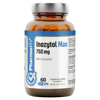 PharmoVit Inozytol Max 750 mg, 60 kapsułek - zdjęcie produktu