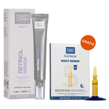 Zestaw z gratisem MartiDerm Shots Retinol Renew, serum do twarzy, 20 ml + Platinum Night Renew, booster na noc, 2 ml x 5 ampułek - miniaturka zdjęcia produktu