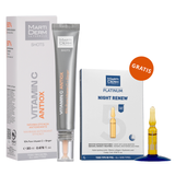 Zestaw z gratisem MartiDerm Shots Vitamin C Antiox, serum do twarzy, 20 ml + Platinum Night Renew, booster na noc, 2 ml x 5 ampułek - miniaturka zdjęcia produktu