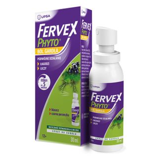 Fervex Phyto Ból Gardła, spray do gardła, 30 ml - zdjęcie produktu