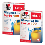 Zestaw Doppelherz Aktiv Magnez - B6 Forte 400, 2 x 30 tabletek - miniaturka zdjęcia produktu