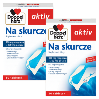 Zestaw Doppelherz aktiv Na skurcze, 2 x 30 tabletek - zdjęcie produktu