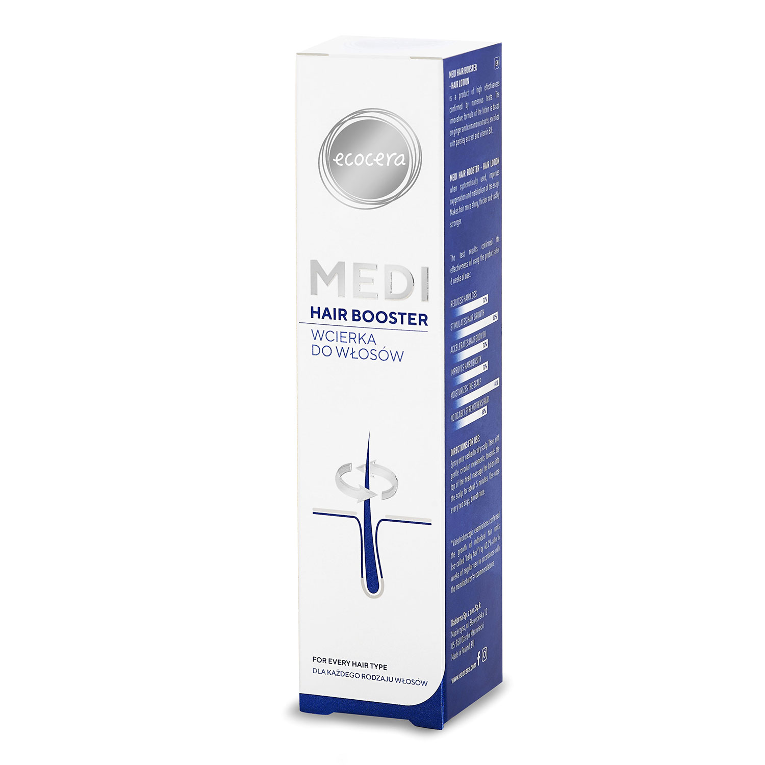 Nieznana Ecocera Medi Hair Booster, wcierka do włosów, 75 ml