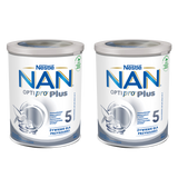 Zestaw Nestle NAN Optipro Plus 5, produkt na bazie mleka dla dzieci po 2,5 roku, 2 x 800 g - miniaturka zdjęcia produktu