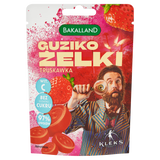 Bakalland Guziko żelki truskawkowe, Kleks, 34 g - miniaturka zdjęcia produktu
