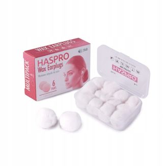 Haspro Wax, woskowe zatyczki do uszu, 12 sztuk - zdjęcie produktu