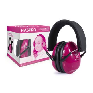 Haspro Kids Earmuffs, nauszniki ochronne dla dzieci, od 4 lat, różowe, 1 sztuka - zdjęcie produktu
