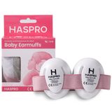 Haspro Baby Earmuffs, nauszniki przeciwhałasowe dla niemowląt i małych dzieci, 0-3 lata, różowe - miniaturka zdjęcia produktu