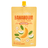 Owolovo Tropikalnie Bananowo Mus jabłkowo-bananowy w tubce, 200 g - miniaturka zdjęcia produktu