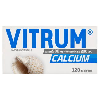 Vitrum Calcium, 120 tabletek USZKODZONE OPAKOWANIE - zdjęcie produktu