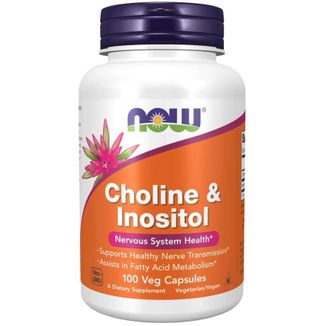 Now Foods Choline & Inositol, cholina i inozytol, 100 kapsułek - zdjęcie produktu