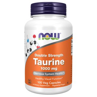 Now Foods Taurine, tauryna 1000 mg, 100 kapsułek - zdjęcie produktu