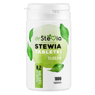 Dr Stevia Stewia, słodzik, 1000 tabletek - zdjęcie produktu