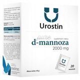 Urostin D-mannoza 2000 mg, 2 g x 20 saszetek USZKODZONE OPAKOWANIE - miniaturka zdjęcia produktu