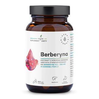 Aura Herbals Berberyna 490 mg, 60 kapsułek - zdjęcie produktu
