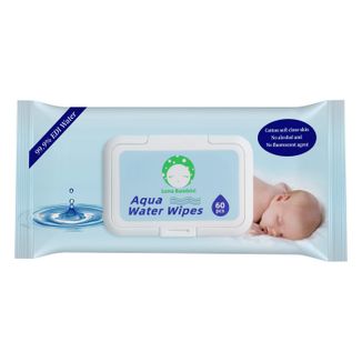 Luna Bambini Aqua Water Wipes, chusteczki nawilżane, wodne, od urodzenia, 60 sztuk - zdjęcie produktu