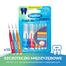 DenTek Easy Brush, szczoteczki interdentalne, mix, 10 sztuk - miniaturka 2 zdjęcia produktu