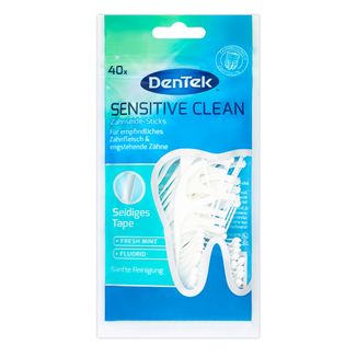 DenTek Sensitive Clean, wykałaczki z nicią dentystyczną, 40 sztuk - zdjęcie produktu